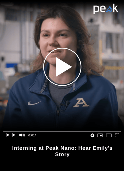 Interning at Peak Nano: Hear Emily's Story