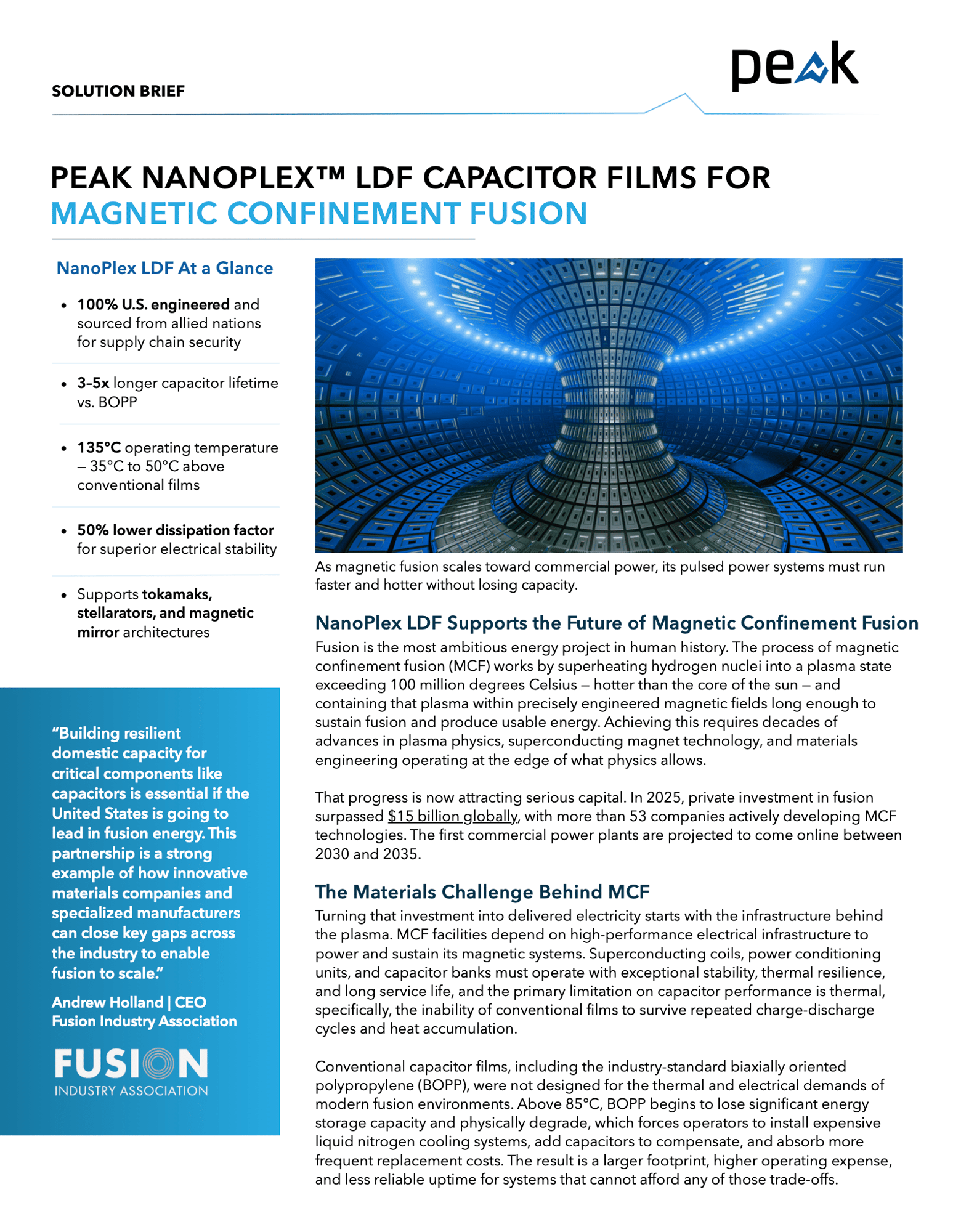 Solution Brief_Peak NanoPlex LDF Capacitor Films for Magnetic Confinement Fusion thumbnail