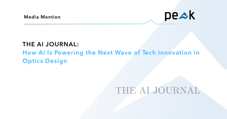 The AI journal: How AI Is Powering the Next Wave of Tech Innovation in Optics Design
