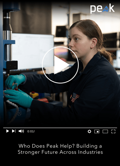 Who Does Peak Help? Building a Stronger Future Across Industries