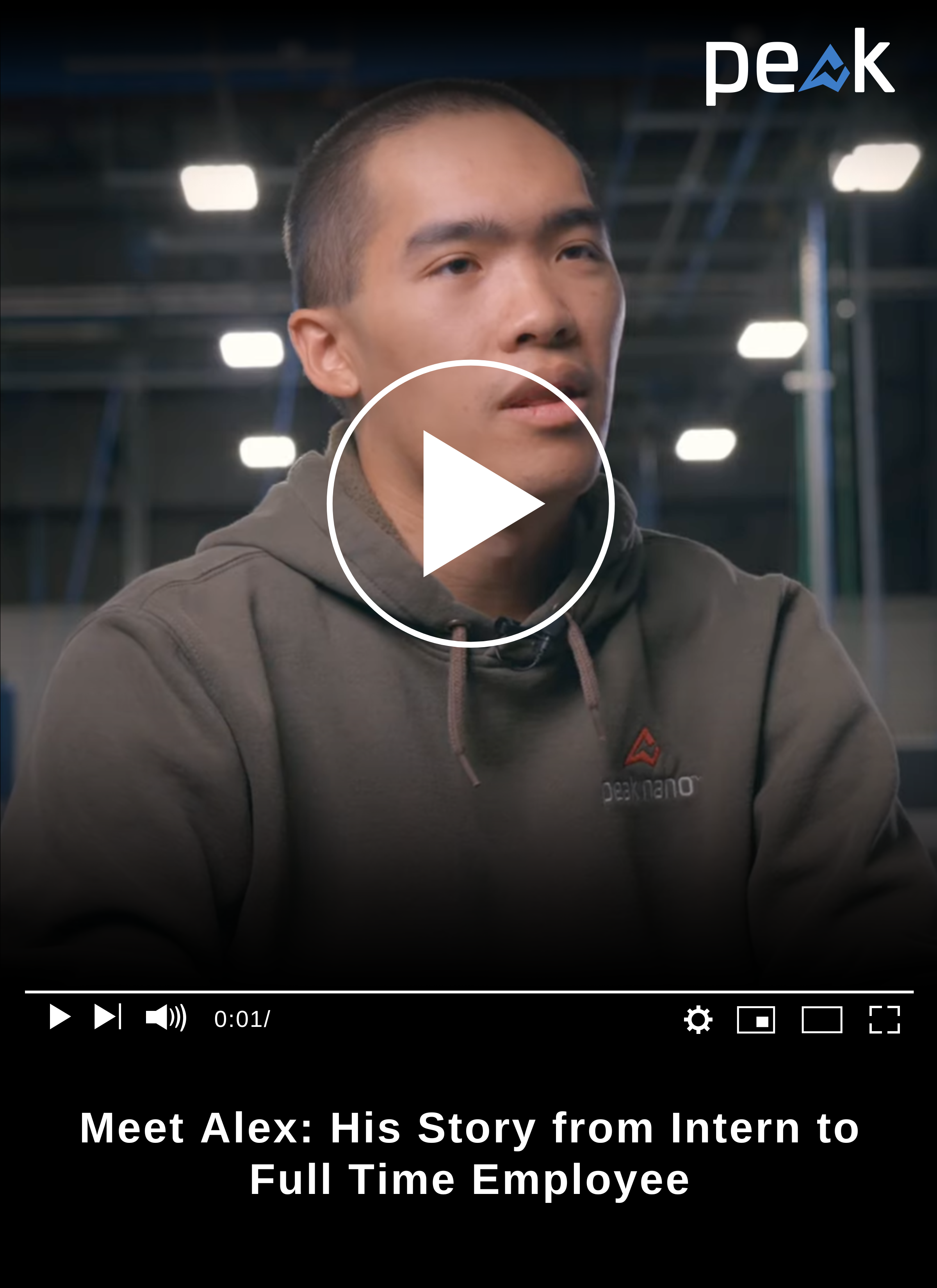 Meet Alex: His Journey from Intern to Full-Time Employee at Peak Nano image
